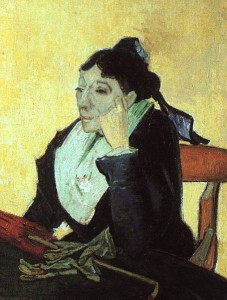 Винсент Ван Гог. "Арлезианка: Мадам Жино с перчатками и зонтиком". Ноябрь 1888 г.