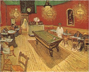 Винсент Ван Гог. "Ночное кафе". Сентябрь 1888 г.