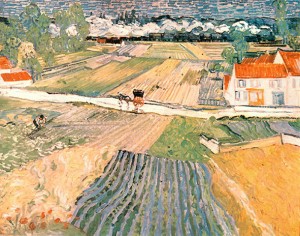Винсент Ван Гог. "Дорога в Овере после дождя". 1890 г.