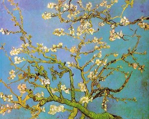 Винсент Ван Гог. "Ветви миндального дерева в цвету". 1890 г.